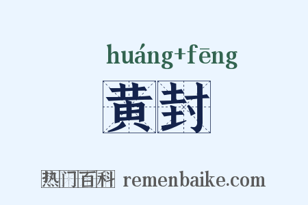 黄封是什么意思的图片